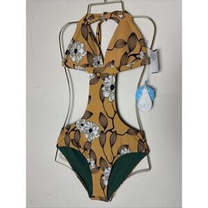 WET Swimwear Marigold Swimsuit, SZ M, $168, NWT, 322